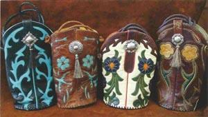 Boot Hill Bags made from vintage cowboy boots